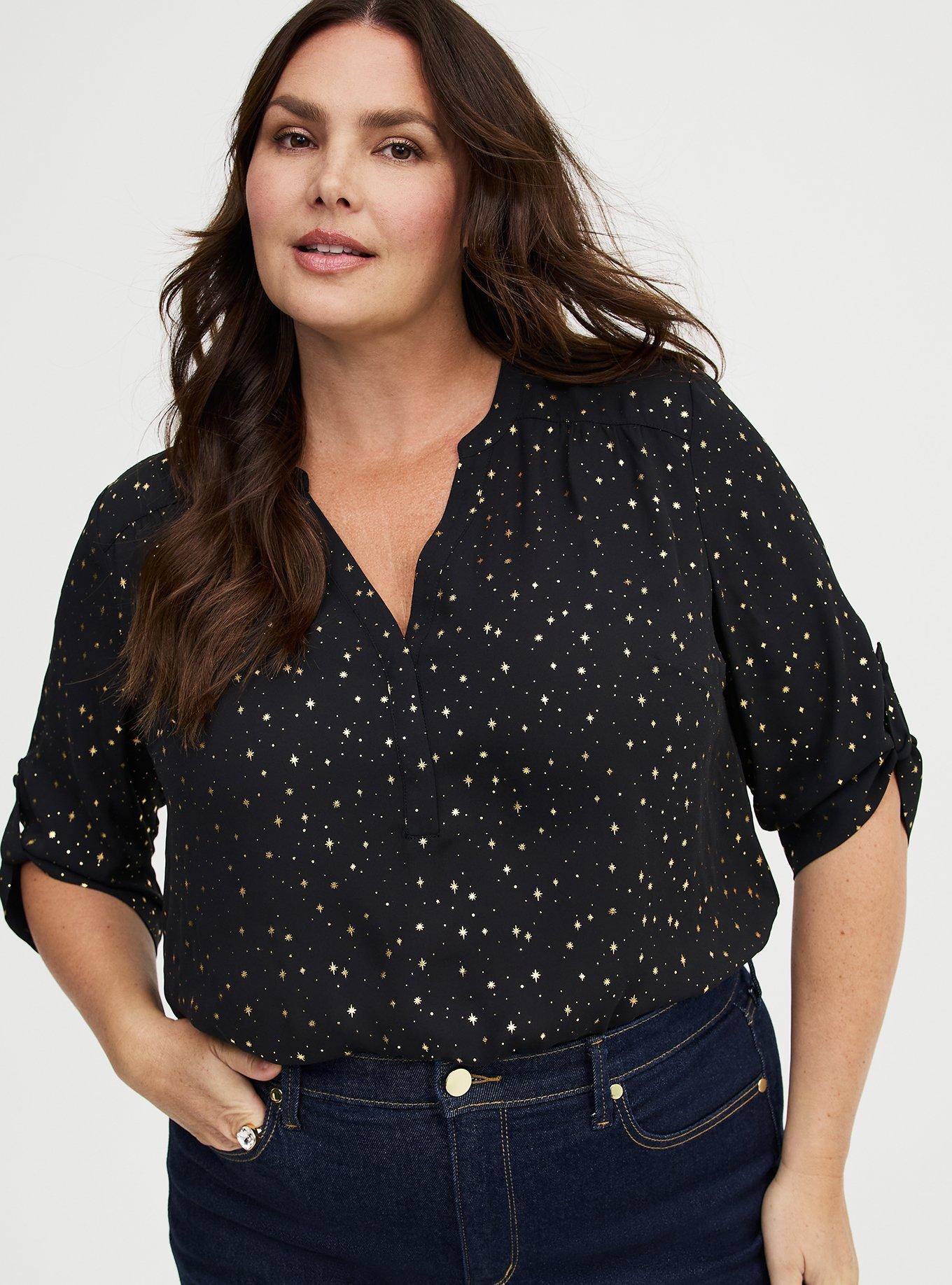 Harper 3/4 Sleeve Pullover Blouse