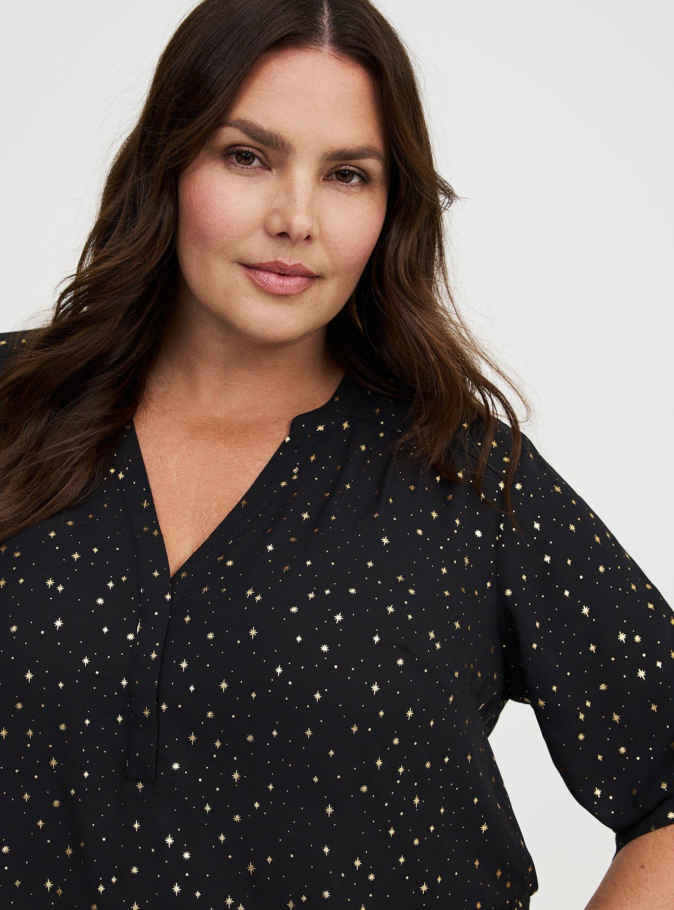 Harper 3/4 Sleeve Pullover Blouse