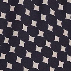 Harper Georgette 3/4 Sleeve Blouse, WATER DOTS TAN, swatch