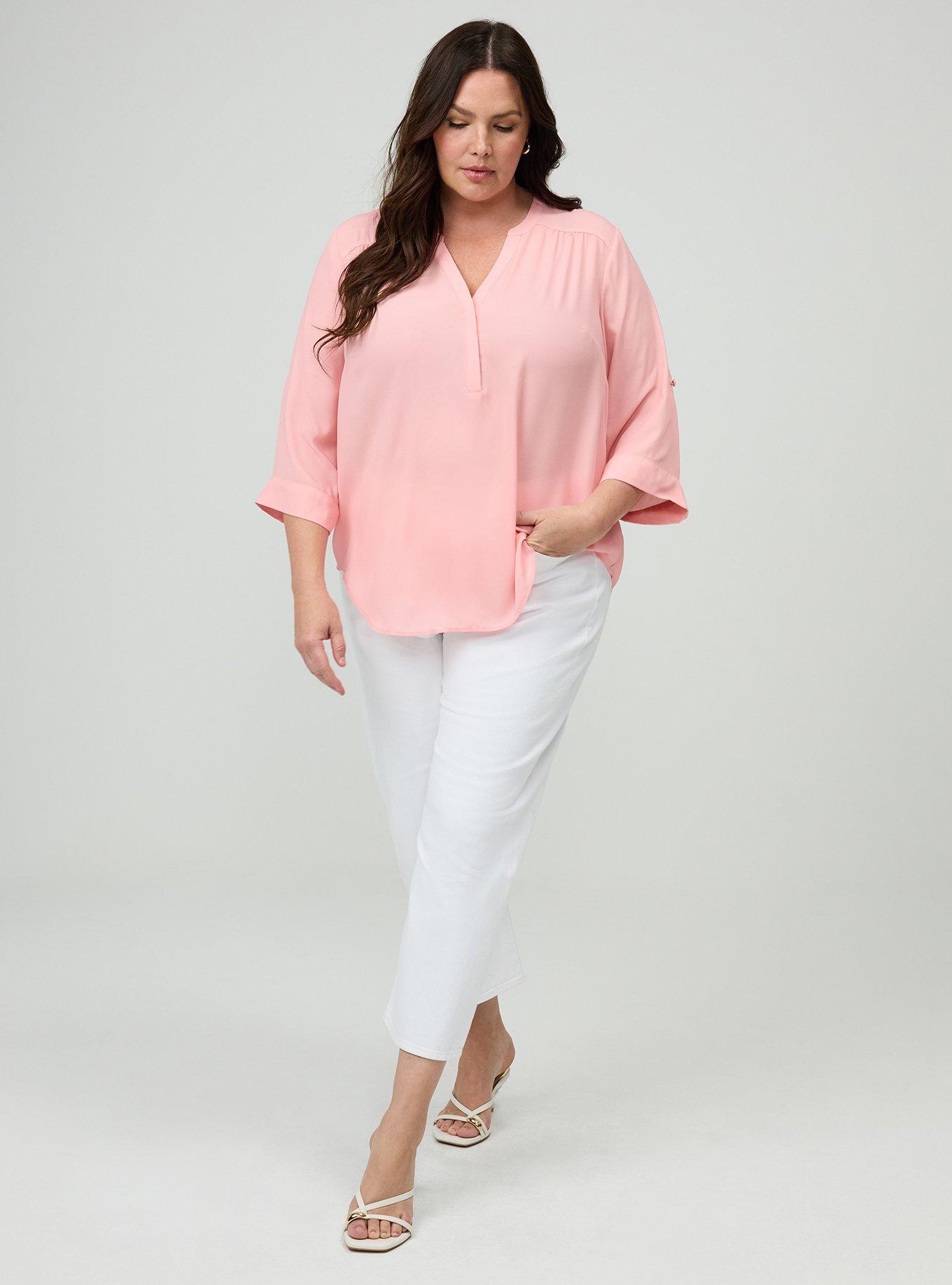 Harper Georgette 3/4 Sleeve Blouse, MUREX SHELL, alternate