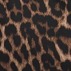 Harper 3/4 Sleeve Pullover Blouse, ON THE PROWL LEOPARD BROWN, swatch