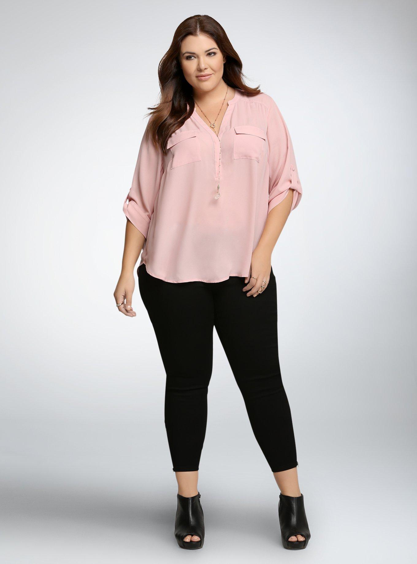 Plus Size - Georgette Pullover Blouse - Torrid