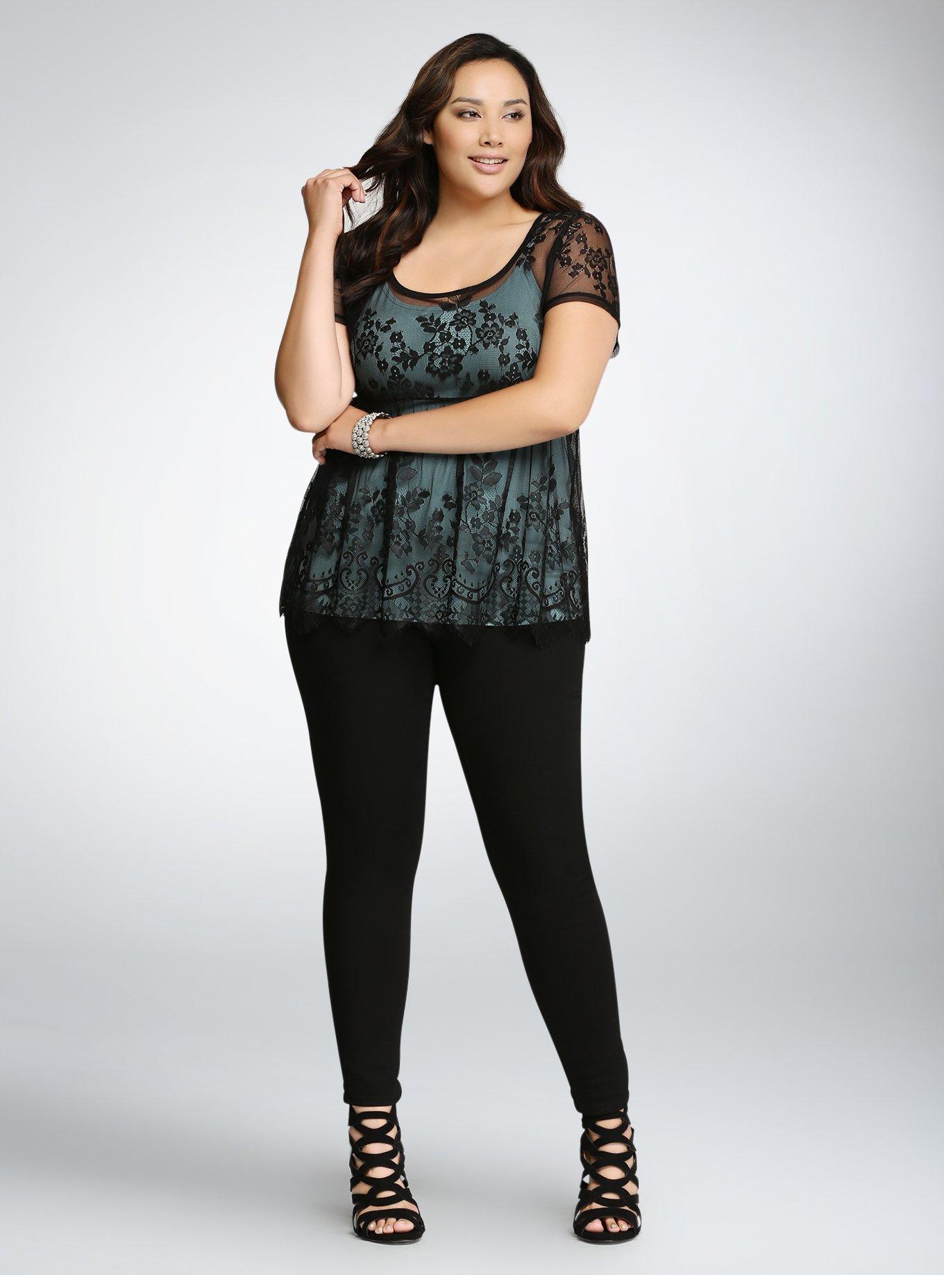 Torrid cheap sheer top