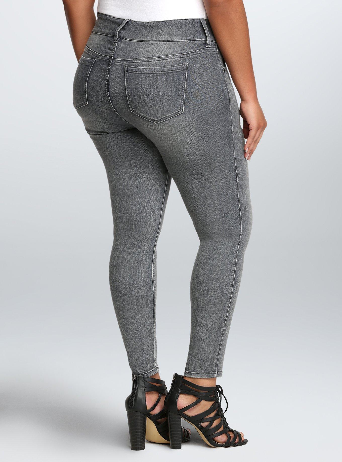 Plus Size Torrid Jegging - Pewter Wash (Regular), PEWTER GREY, alternate