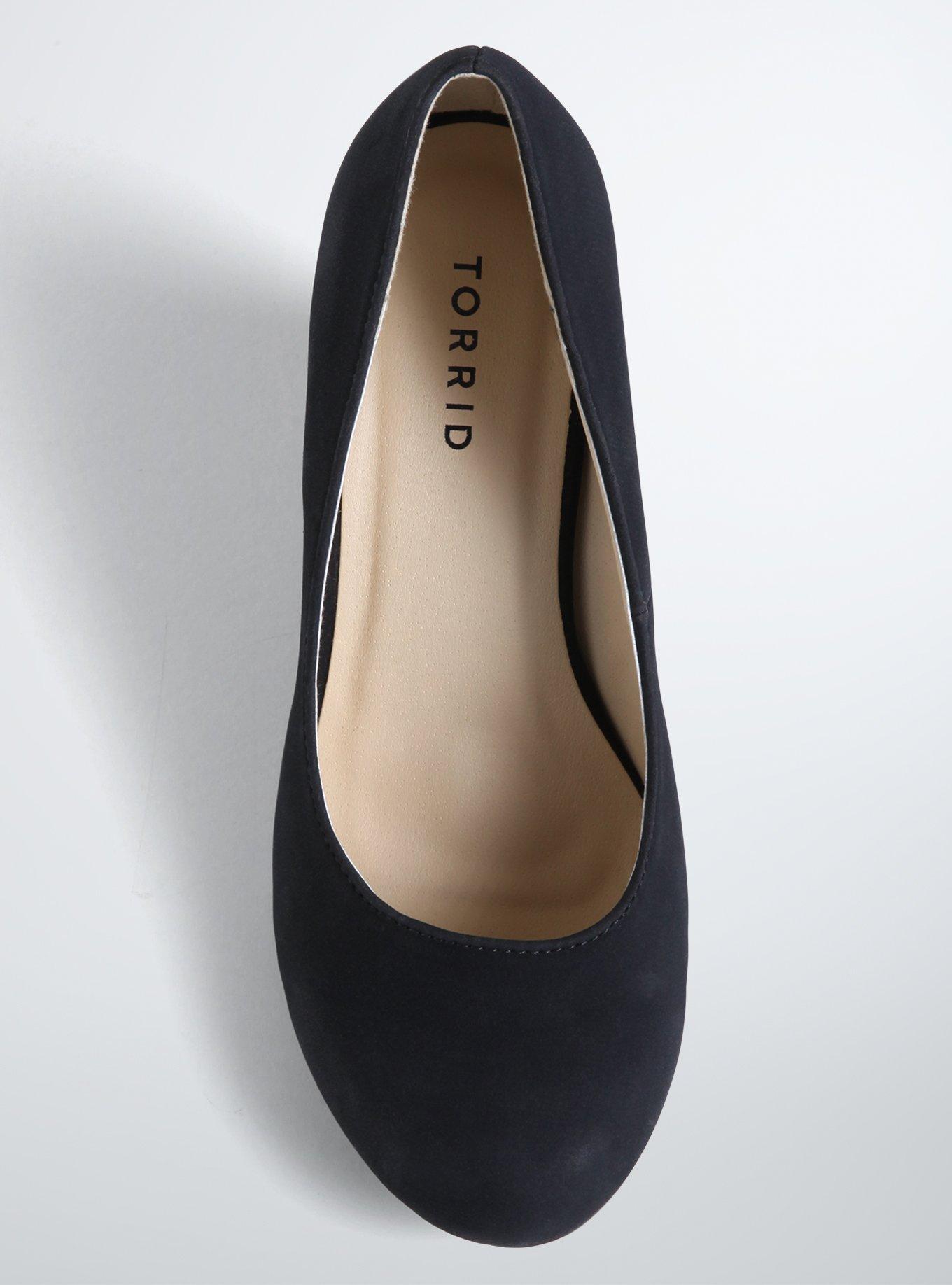 Mini Solid Wedges (Wide Width), BLACK, alternate