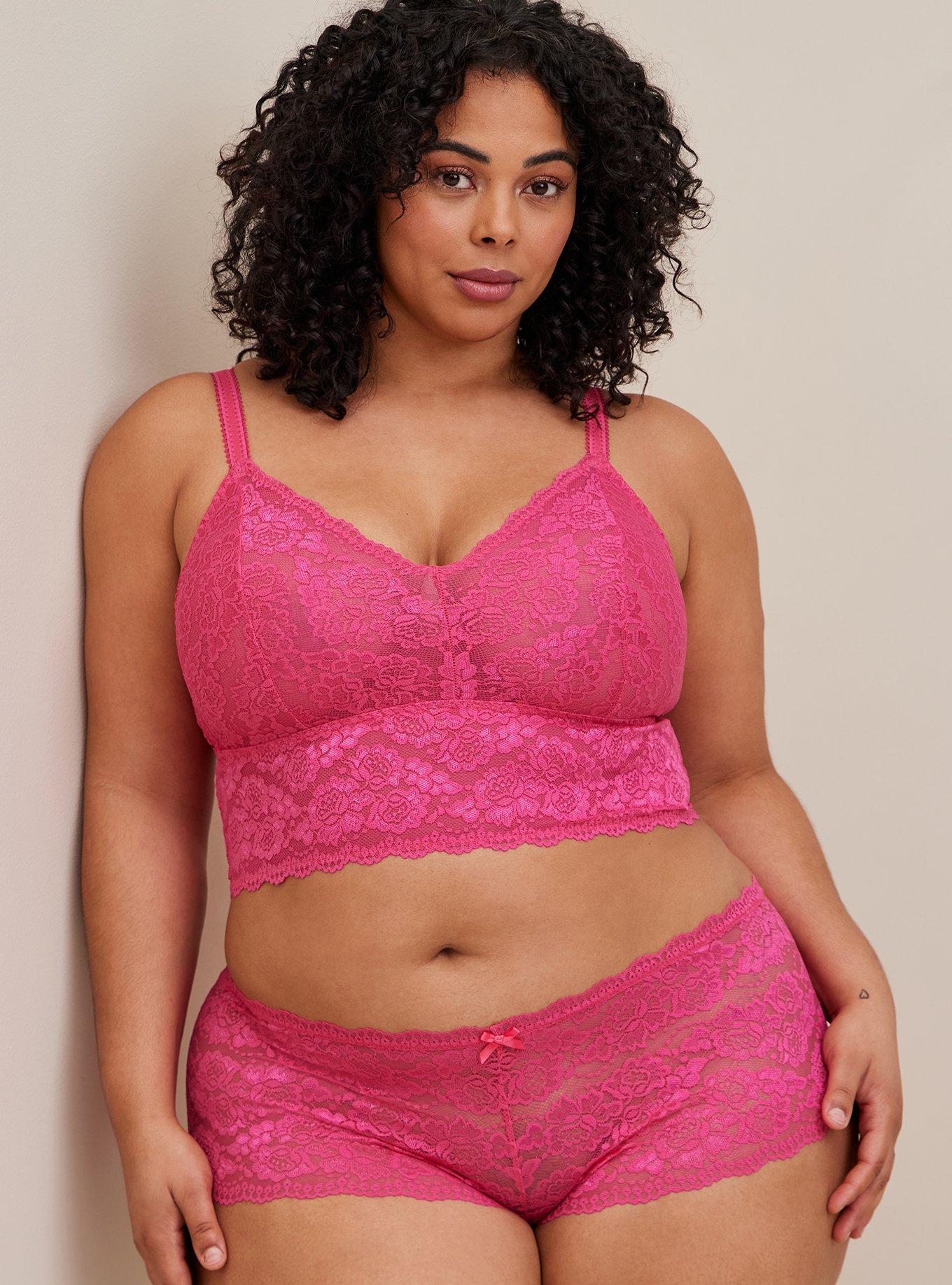 torrid, Intimates & Sleepwear, Torrid Pink Lace Bra Size42dd