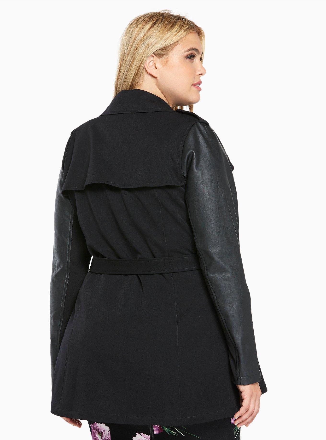 Buy Friends Like These Black Petite Faux Fur Collar Military Button Coat  from Next Luxembourg