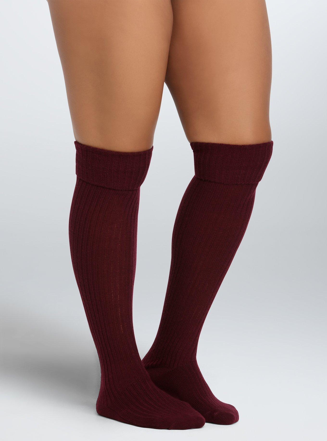 Ribbed Knee-High 2 Pack Socks, MULTI COLOR, hi-res