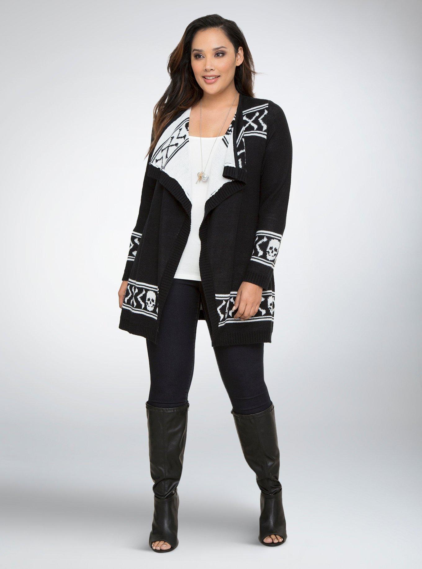 Torrid shop skull sweater