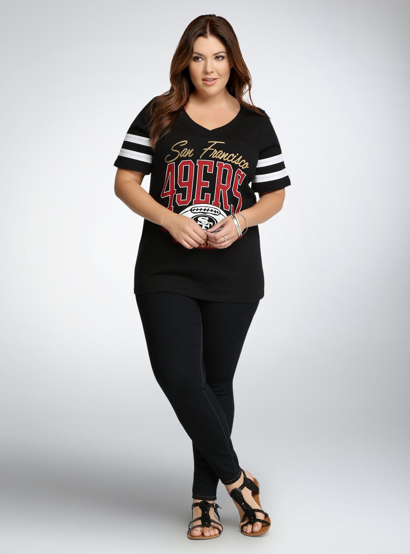 Since Day One (Women's Black\/Red Leggings) - San Francisco 49ers 