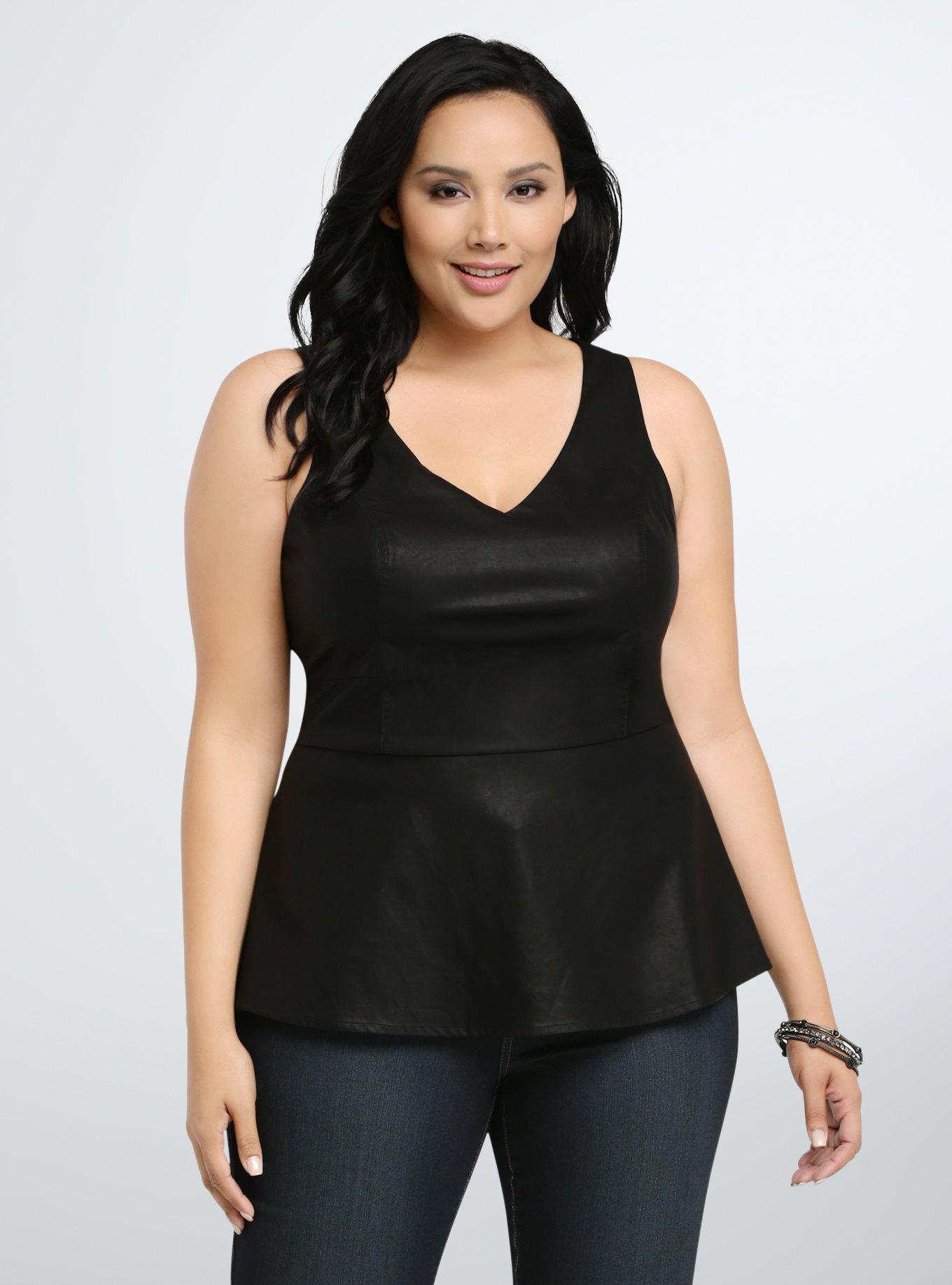 Plus Size - Maternity Legging - Faux Leather Black - Torrid