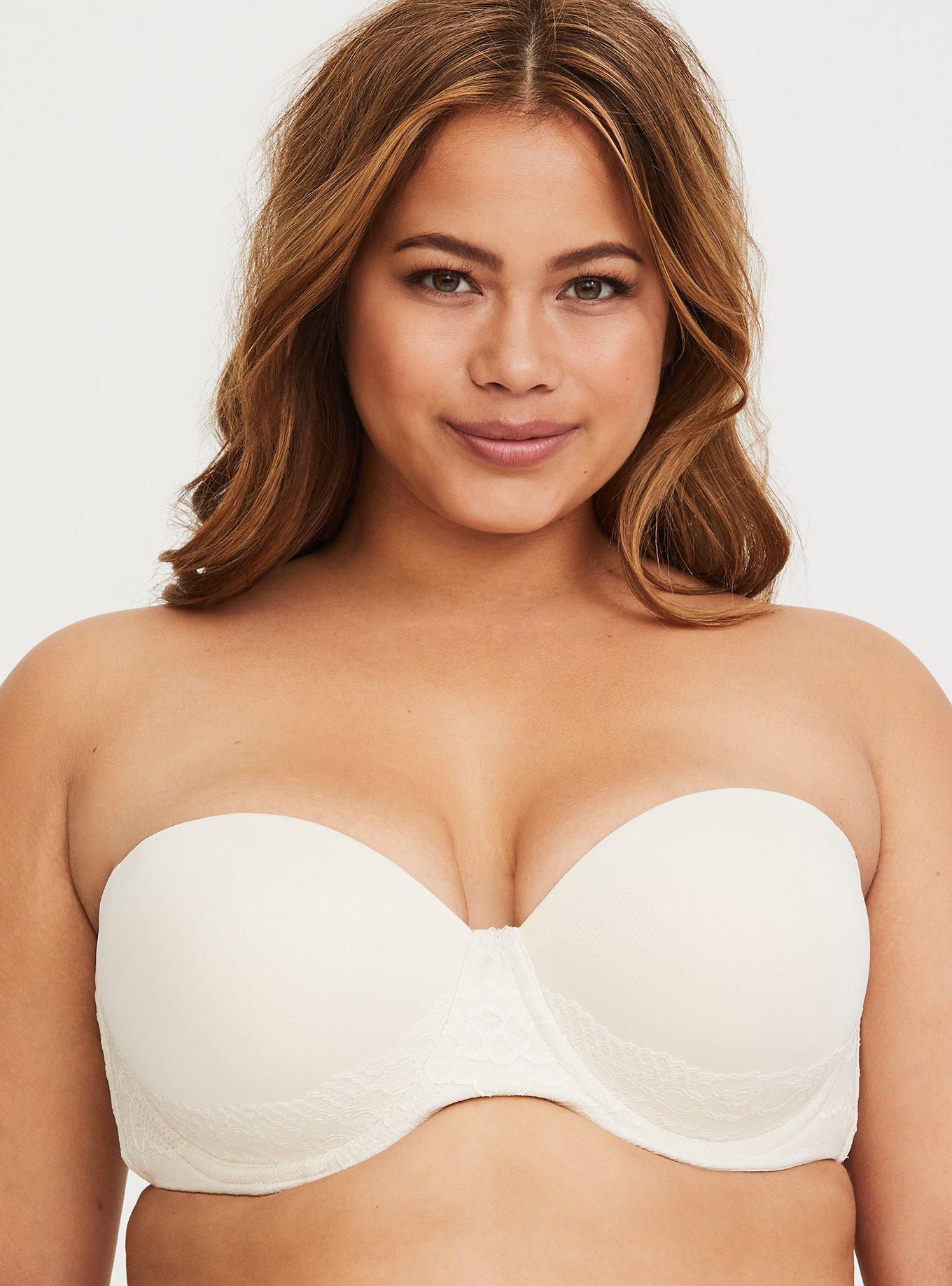 Torrid - A Push-Up Strapless Bra so comfortable and