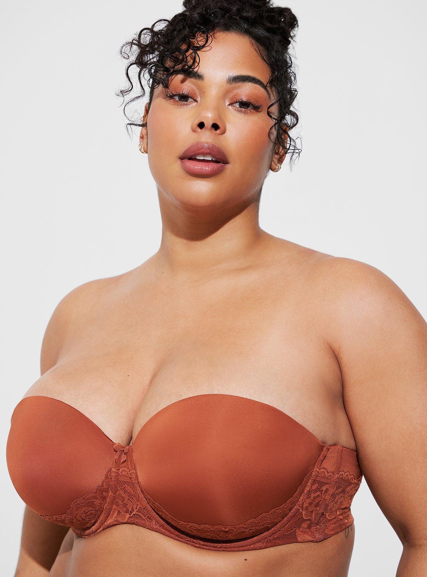 TORRID nude push-up padded bra 46D