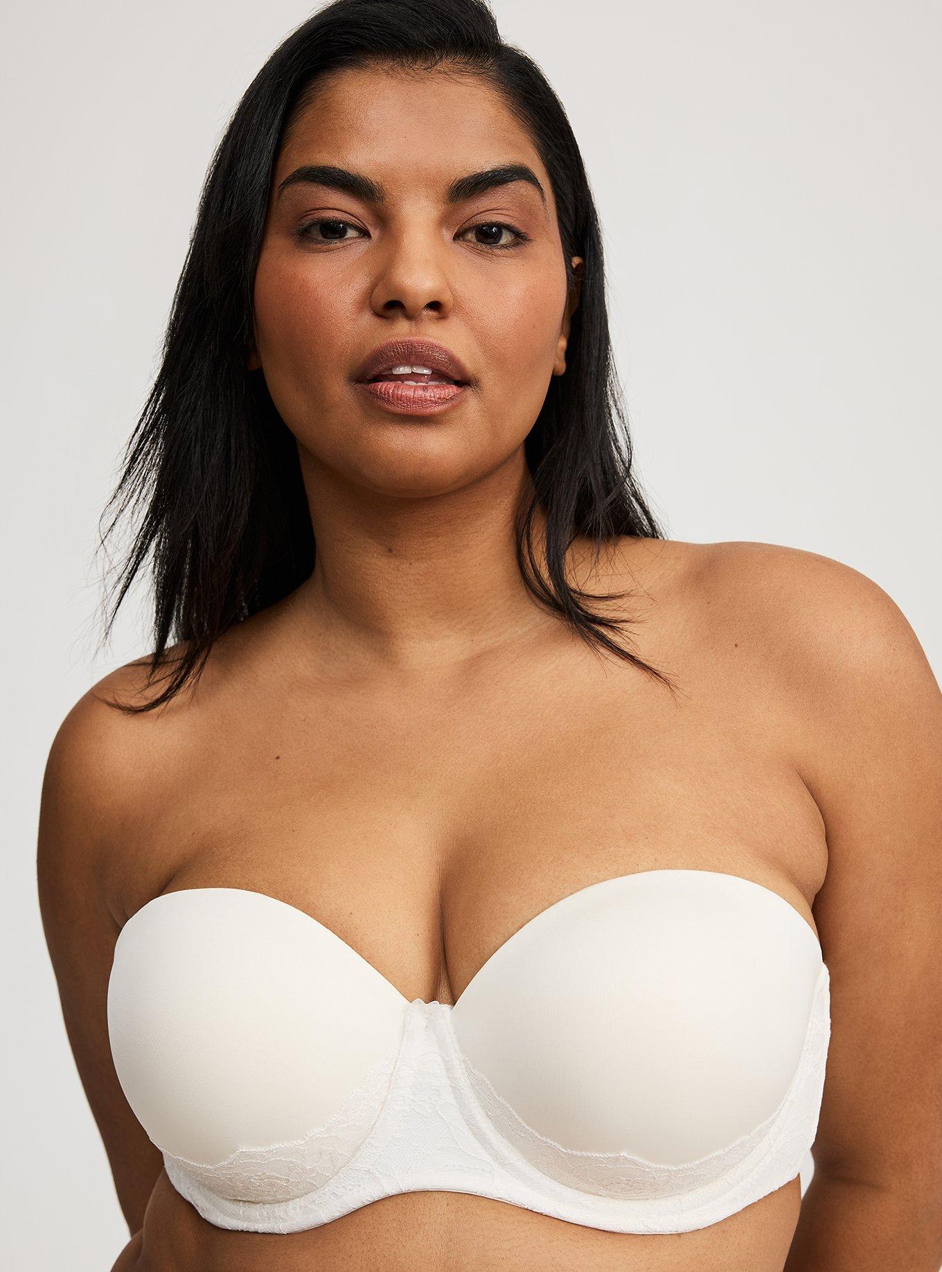 Strapless Push-Up Smooth Bra, CLOUD DANCER, hi-res