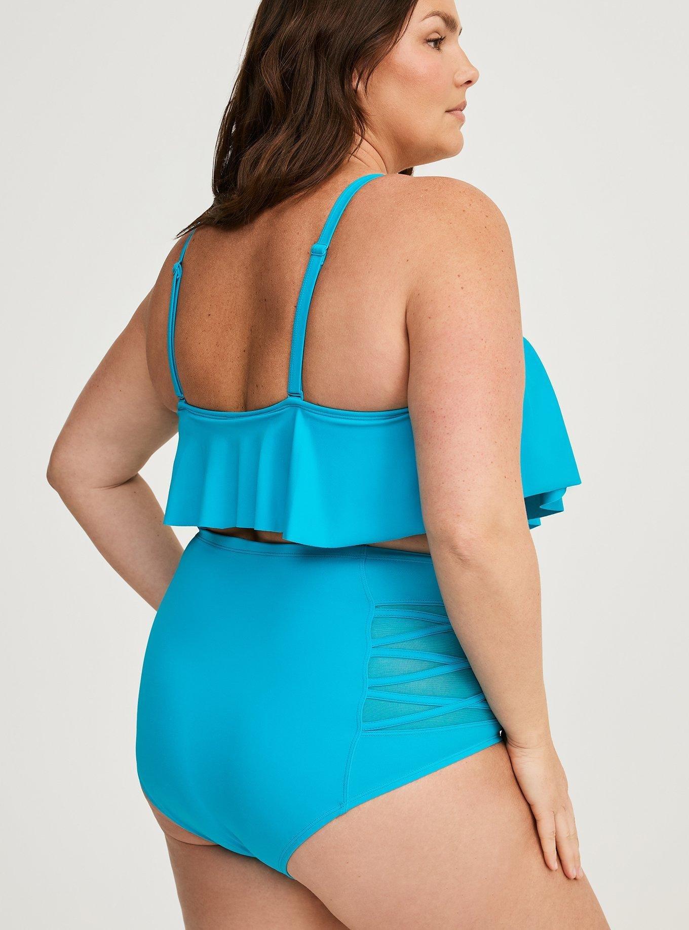 High-Rise Lattice-Side Swim Bottom