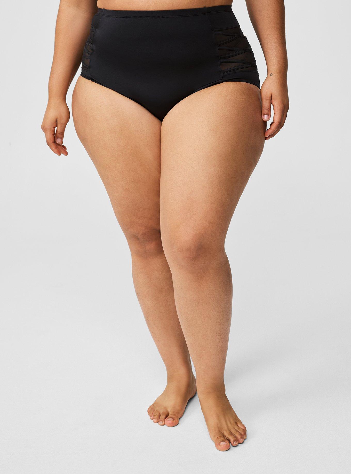 Torrid high waisted sales swim bottoms