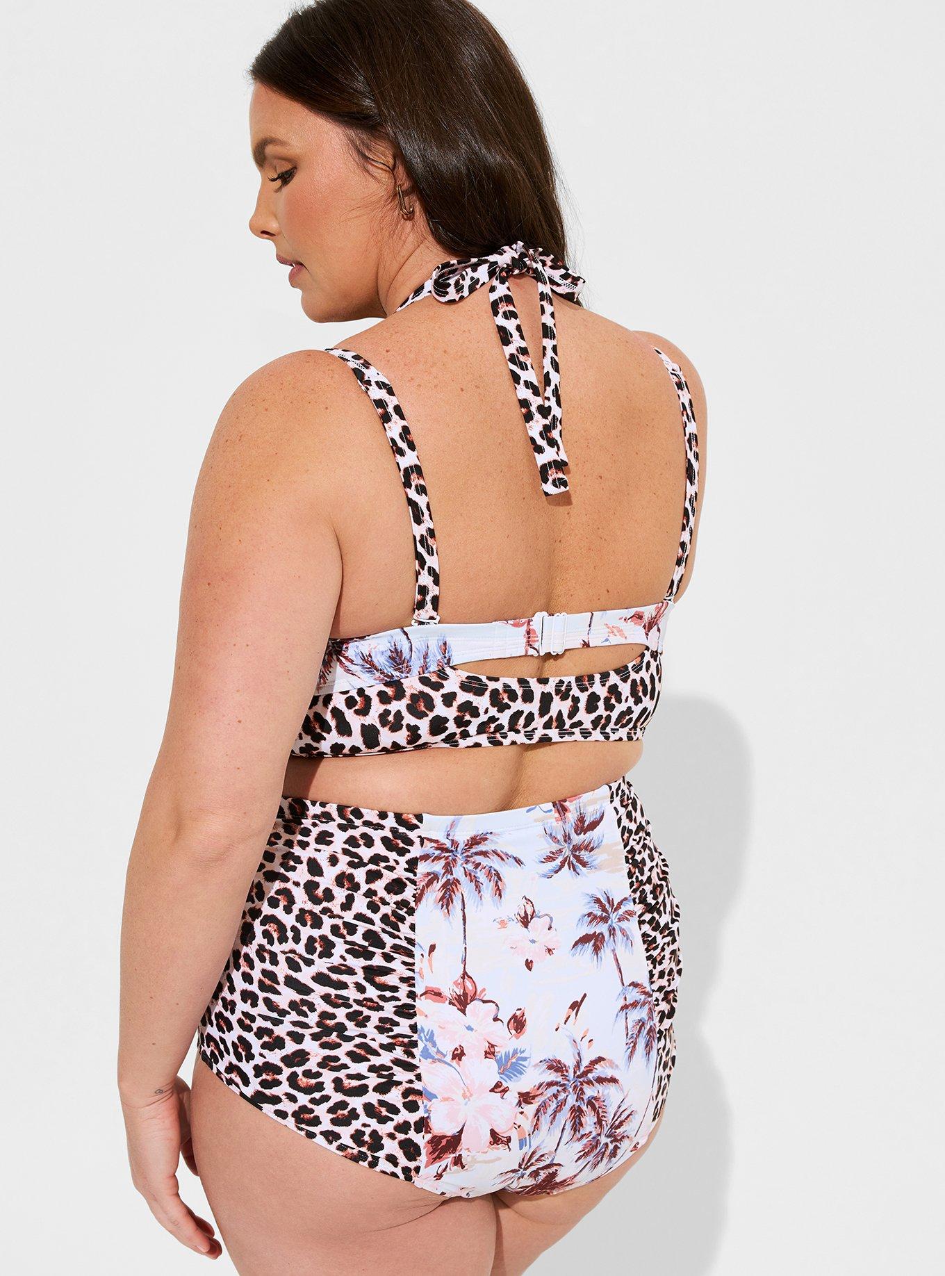 Plus Size High Rise Ruched Swim Bottom Torrid