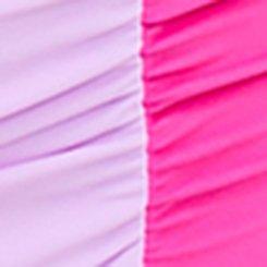 High-Rise Ruched Bikini Bottom, AZALEA WISTERIA, swatch