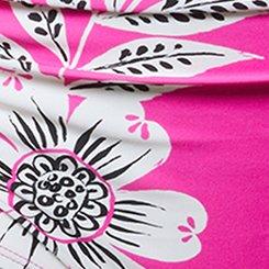 High-Rise Ruched Bikini Bottom, CARISSA FLORAL AZALEA, swatch