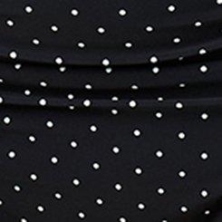 High-Rise Ruched Bikini Bottom, ROXY DOT DEEP BLACK, swatch