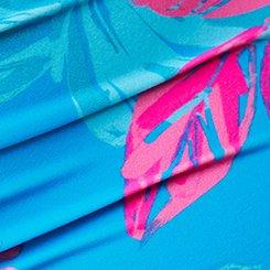 High-Rise Ruched Bikini Bottom, TROPICAL GEO BLUE SEA, swatch