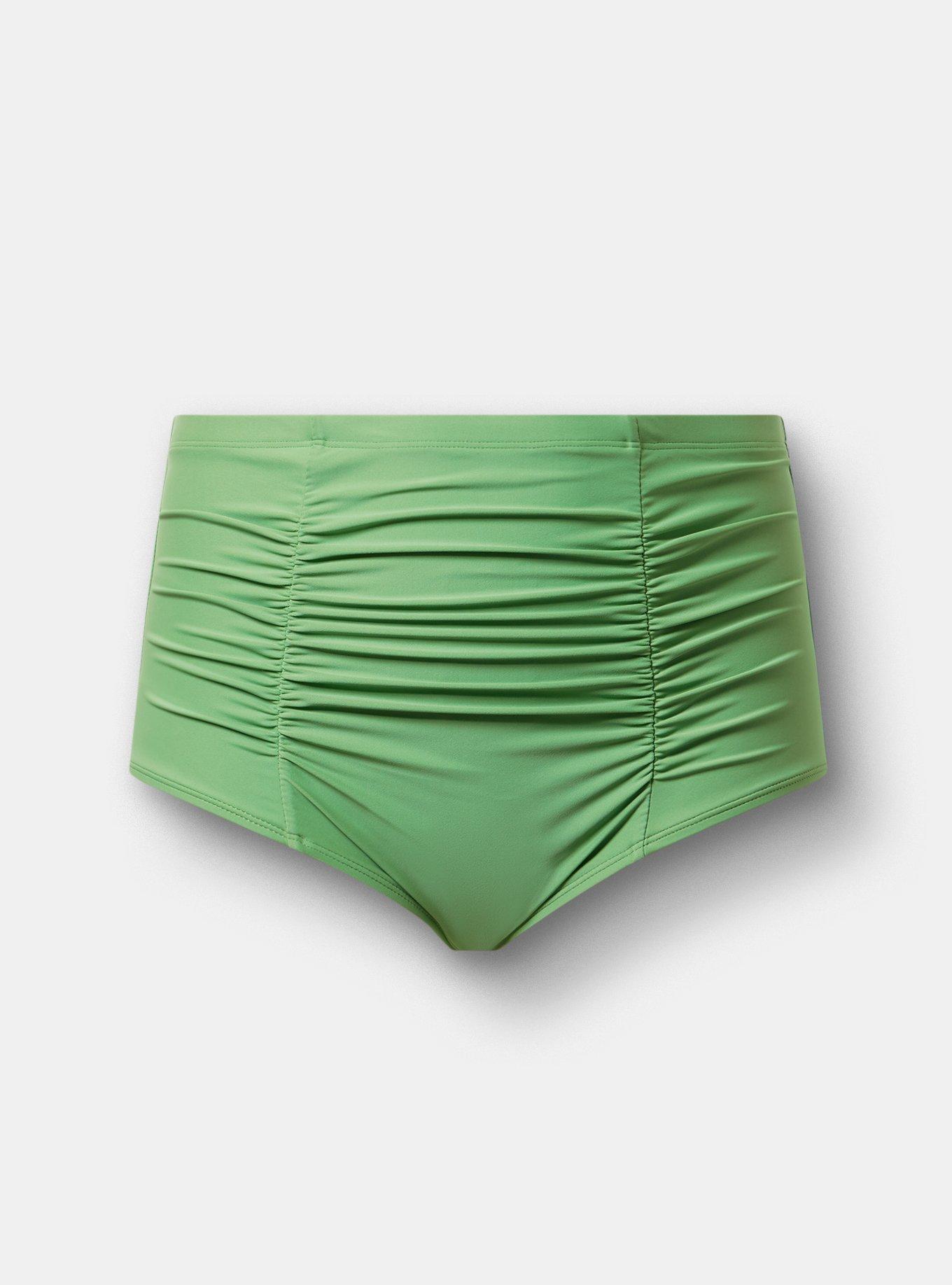 High-Rise Ruched Swim Bottom, BASIL SWIM, hi-res