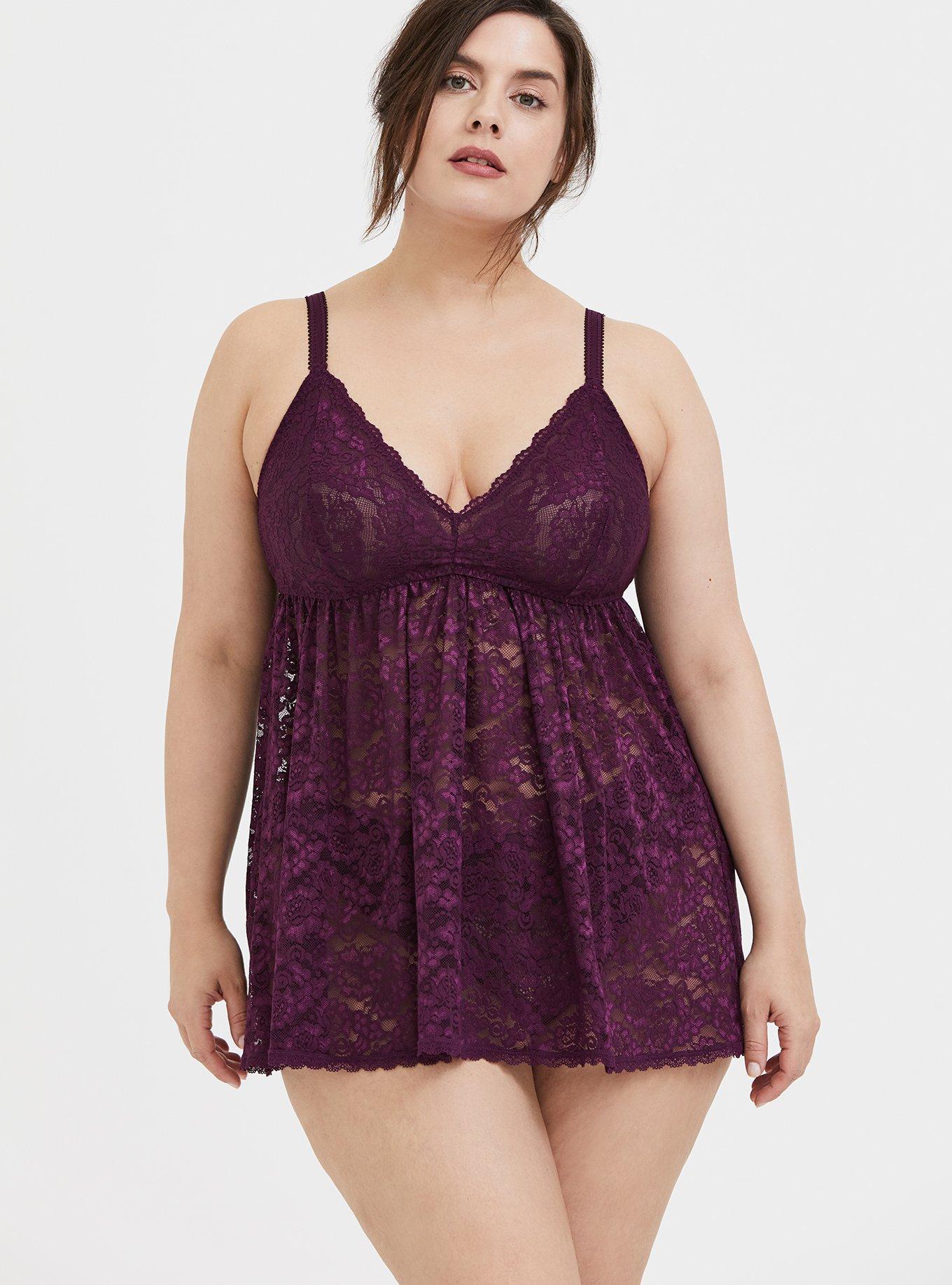 Plus Size - Simply Lace Babydoll - Torrid