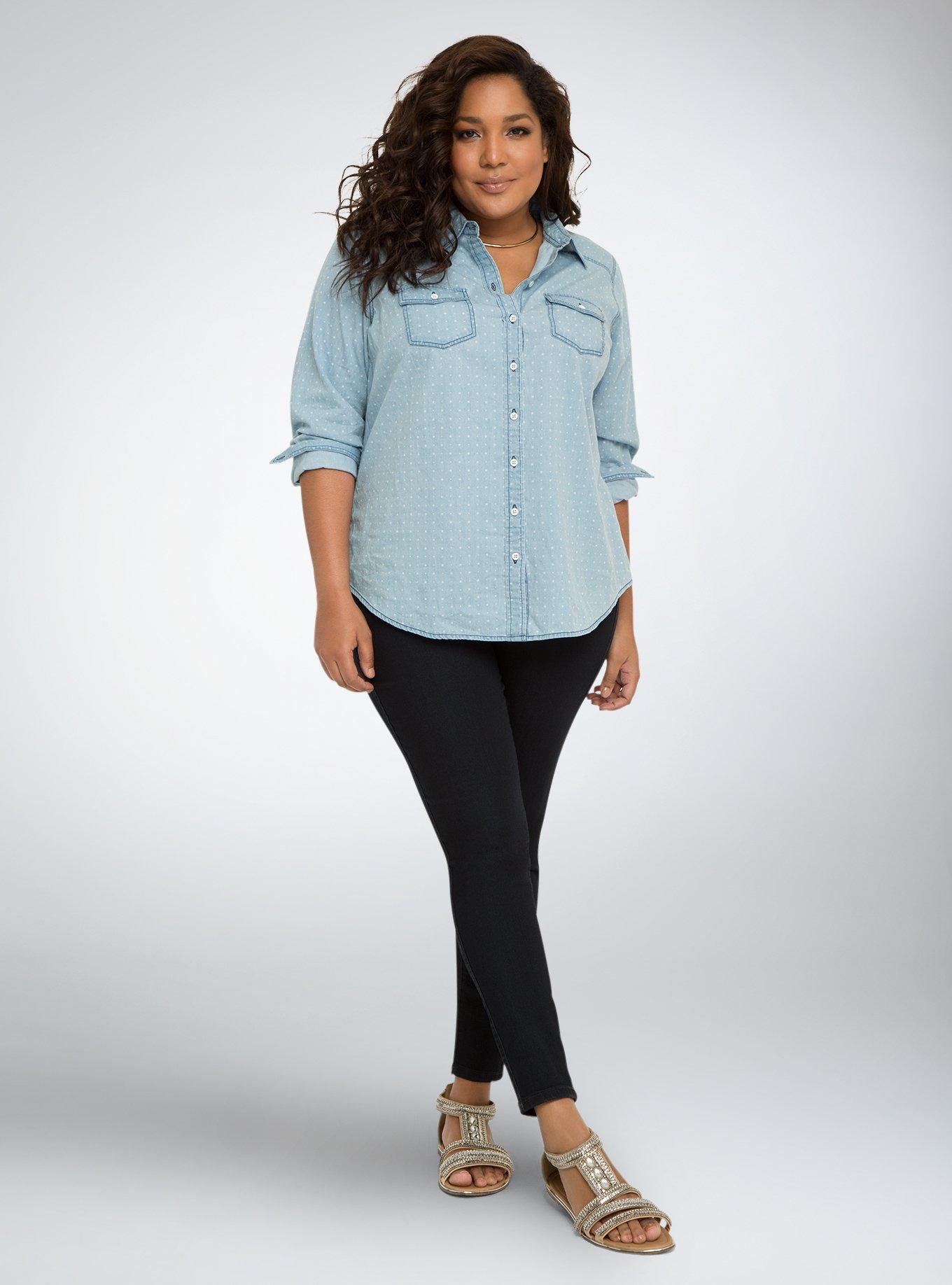 Torrid 2024 denim shirt