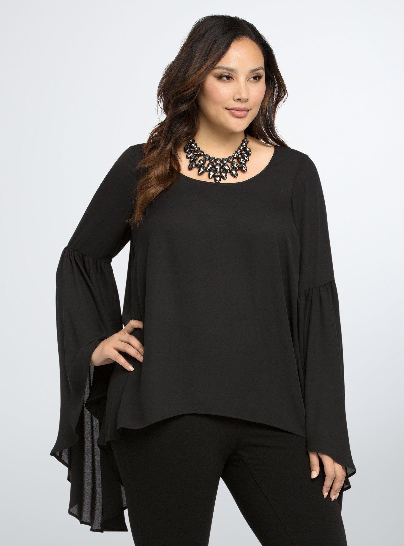 Express bell sleeve top deals