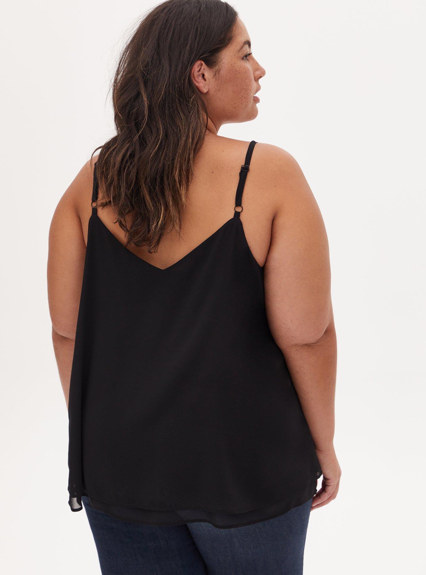 Plus Size - Sophie Chiffon Double Layer Cami - Torrid