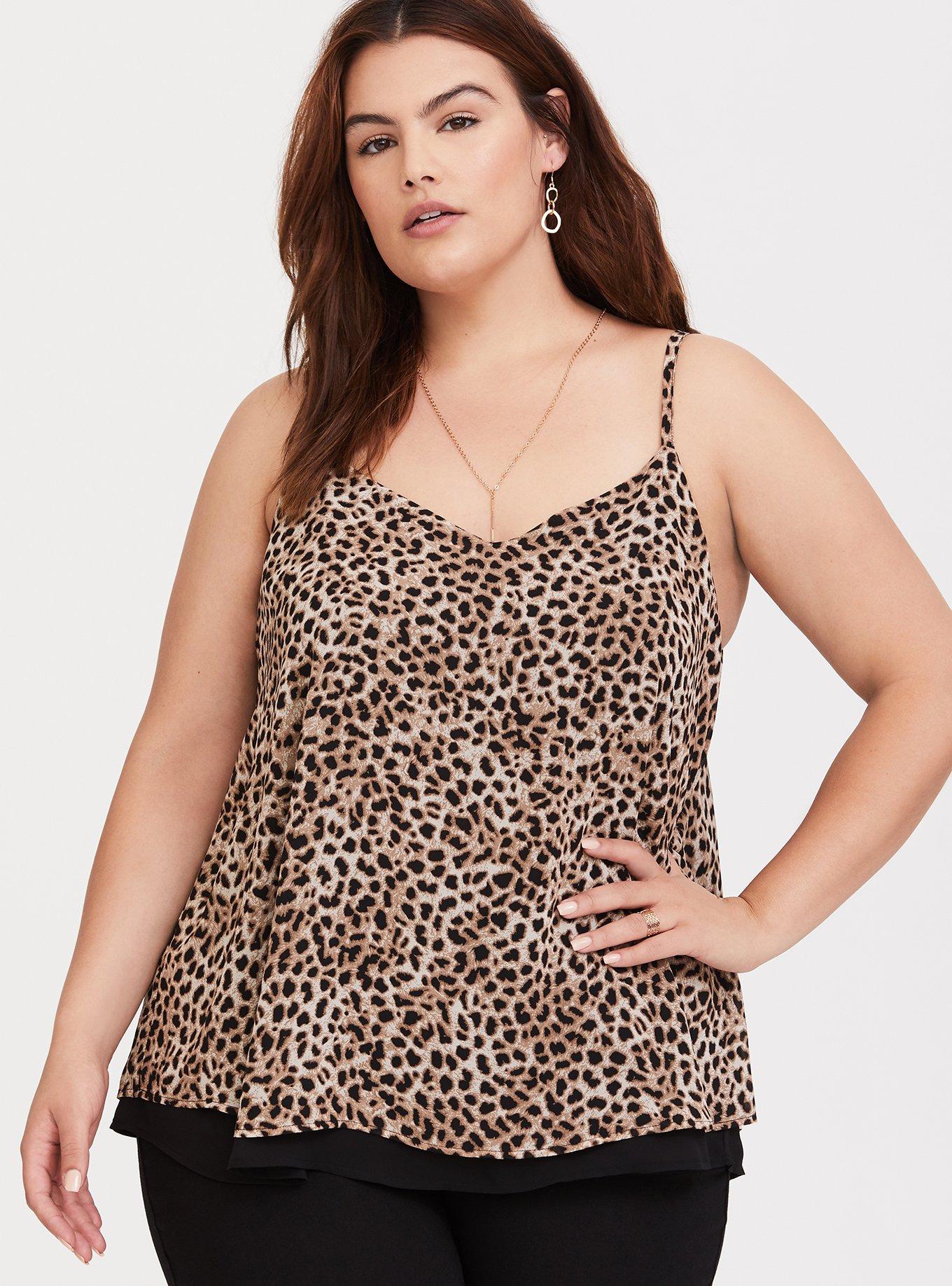 Plus Size - Sophie Chiffon Double Layer Cami - Torrid