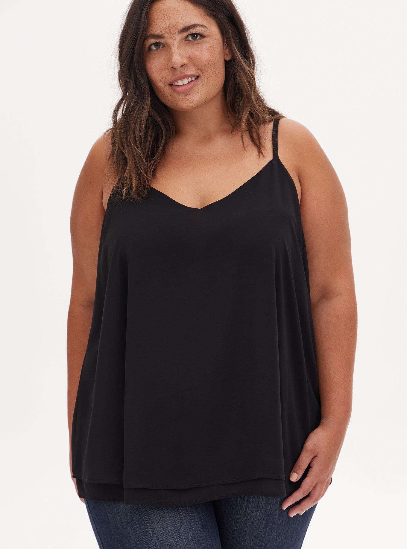 トップス MELT THE LADY layered camisole(BK) トップス MELT THE LADY layered camisole(BK) Bianca Layered