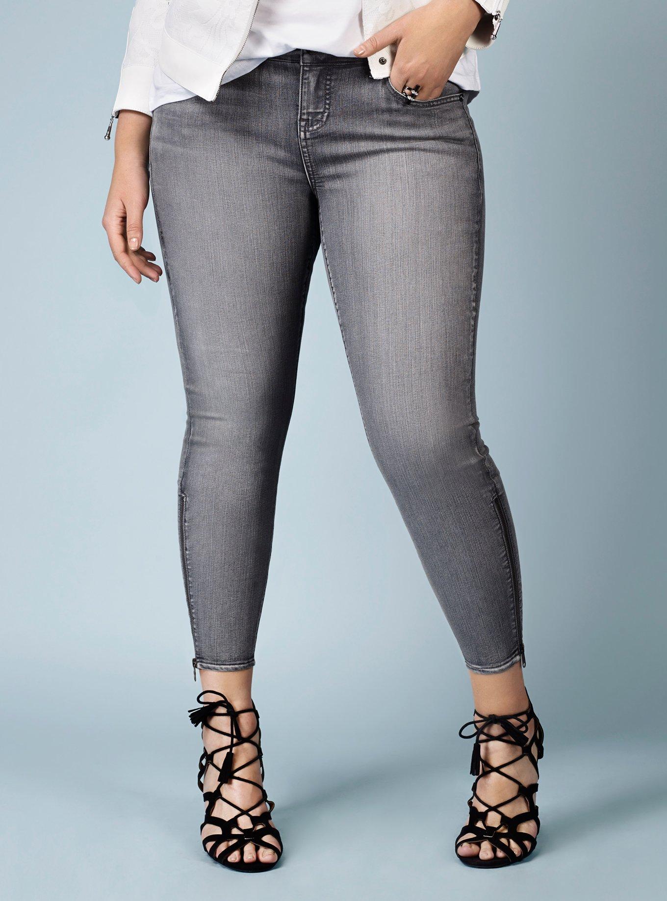 Plus Size - Rebel Wilson for Torrid Zip Skinny Jeans - Torrid