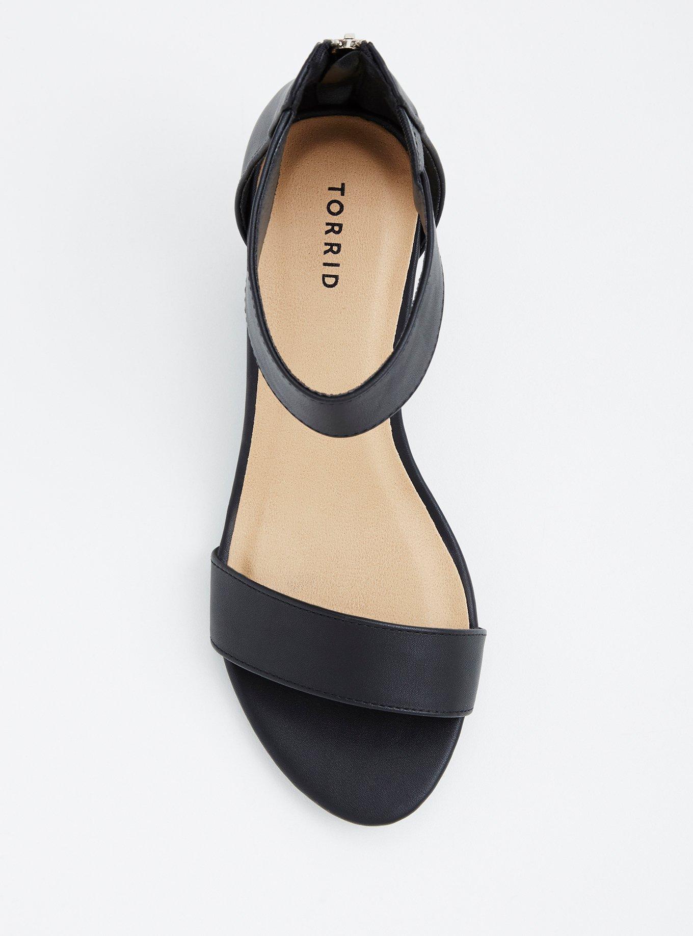 Double Strap Midi Wedge (WW), BLACK, alternate