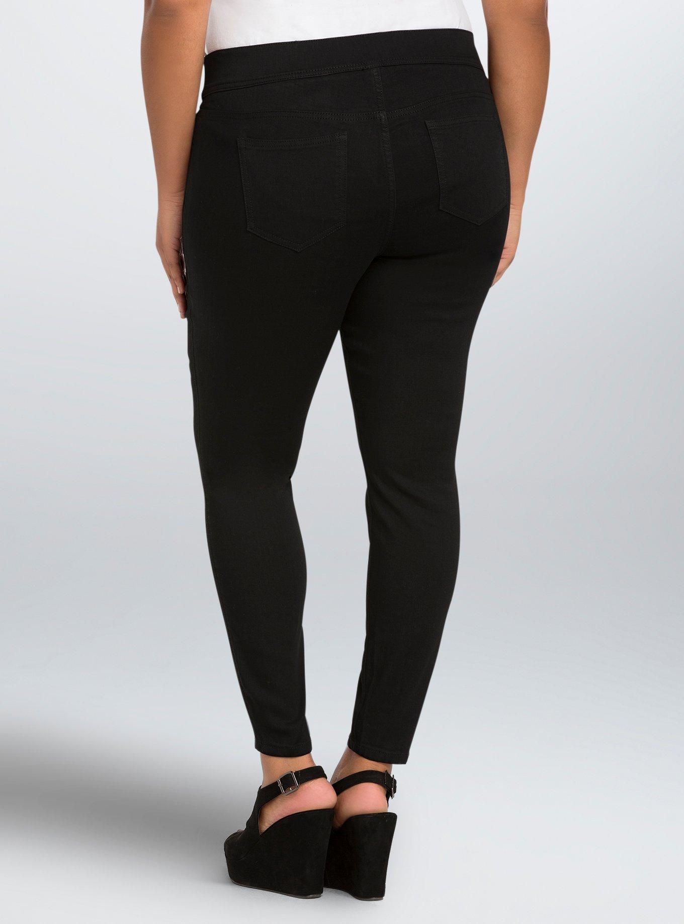 Lean Jean Skinny Super Stretch High-Rise Jean, DEEP BLACK, alternate