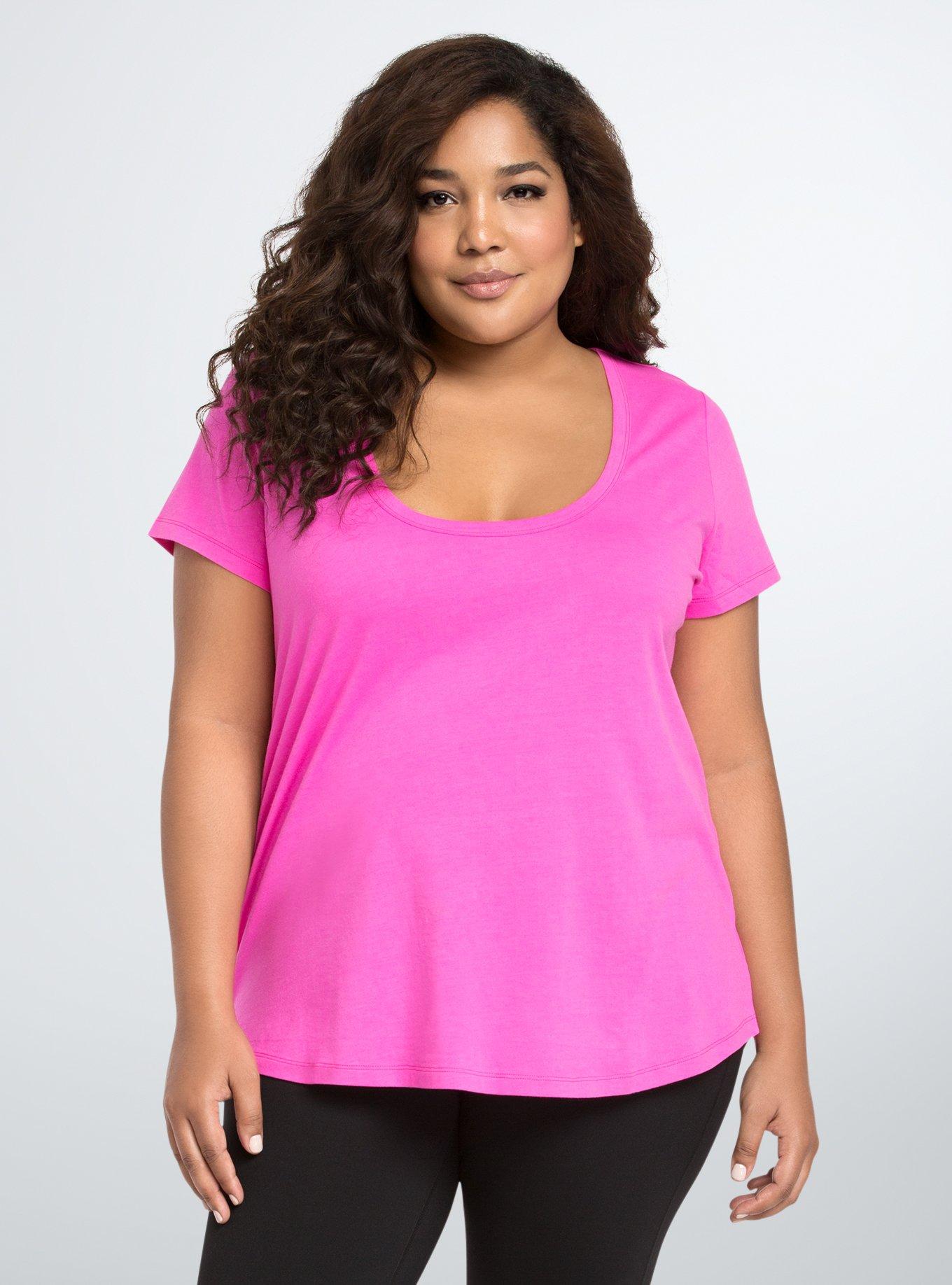 Plus Size - Torrid Active - Deep Scoop Tee - Torrid