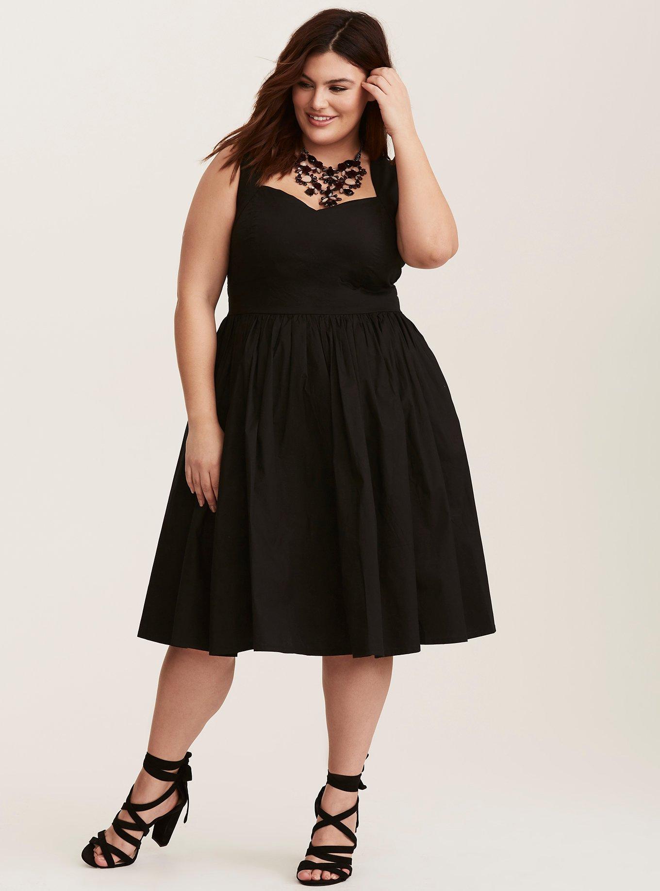 Plus Size - Poplin Dress - Torrid