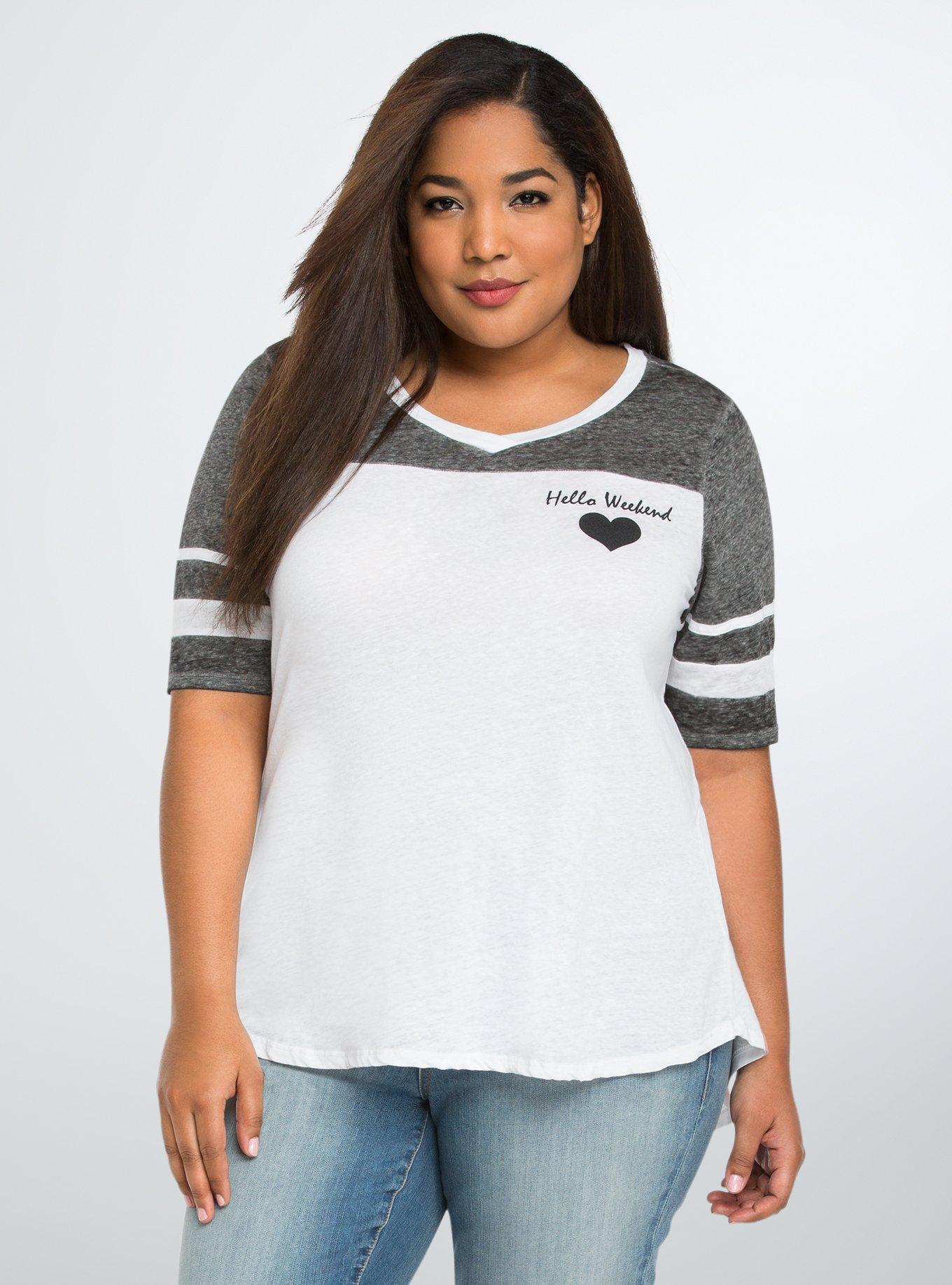 Plus Size - Weekend Football Tee - Torrid