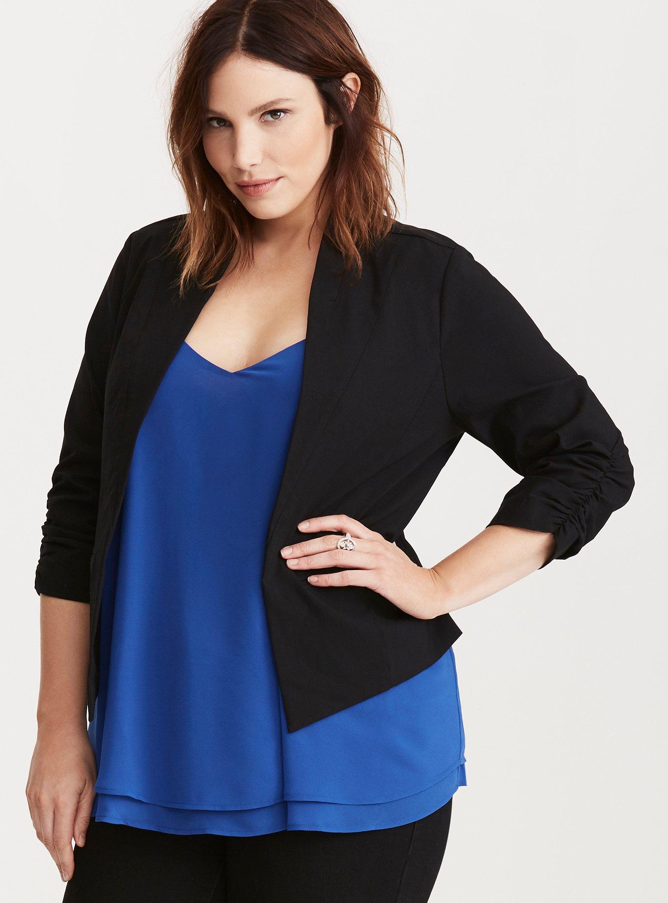 Torrid top black blazer