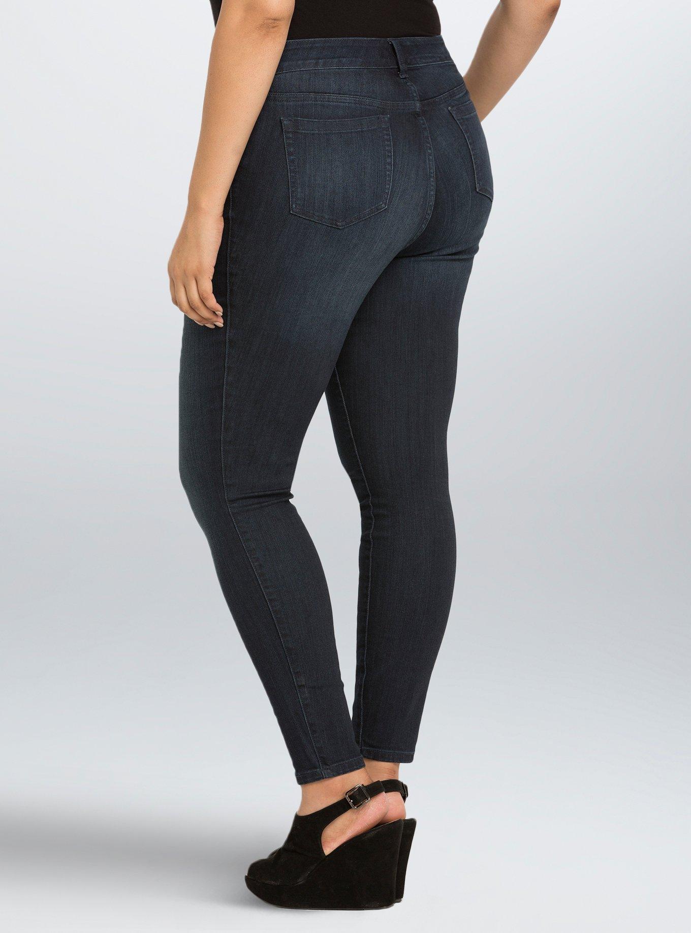 Plus Size - Torrid Premium Stretch Ultra Skinny Jeans - Dark Wash