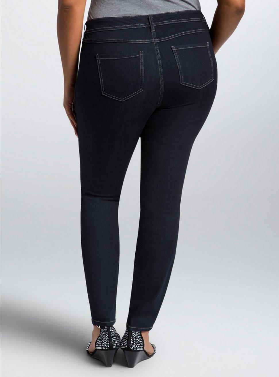 Plus Size - Torrid Luxe Skinny Jeans - Dark Rinse - Torrid