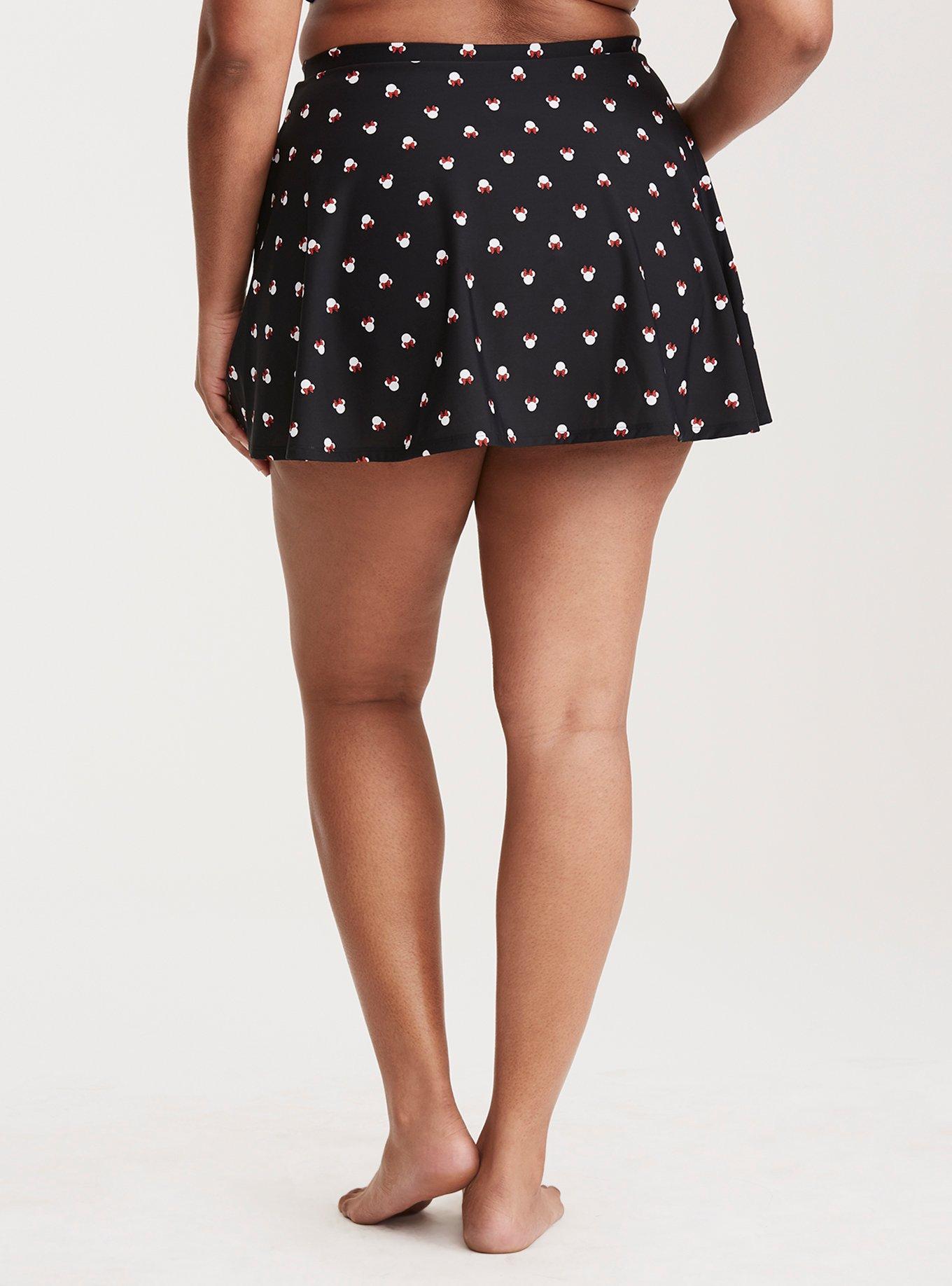Minnie Mouse Print Skater Swim Skirt, MINNIE MOUSE DOT, alternate