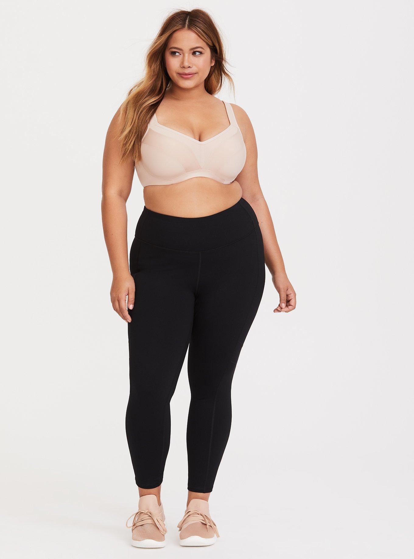 Mid Impact Underwire Sports Bra, ROSE DUST, alternate