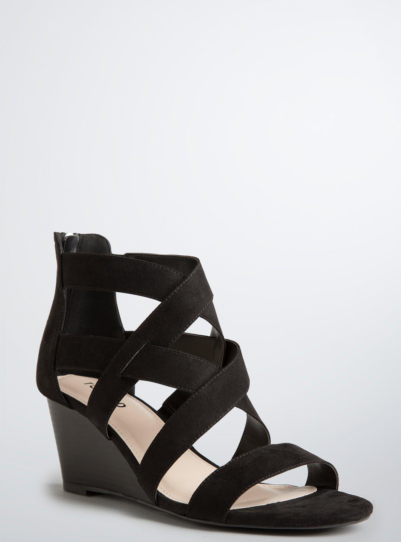 Plus Size - Strappy Mini Wedges (Wide Width) - Torrid