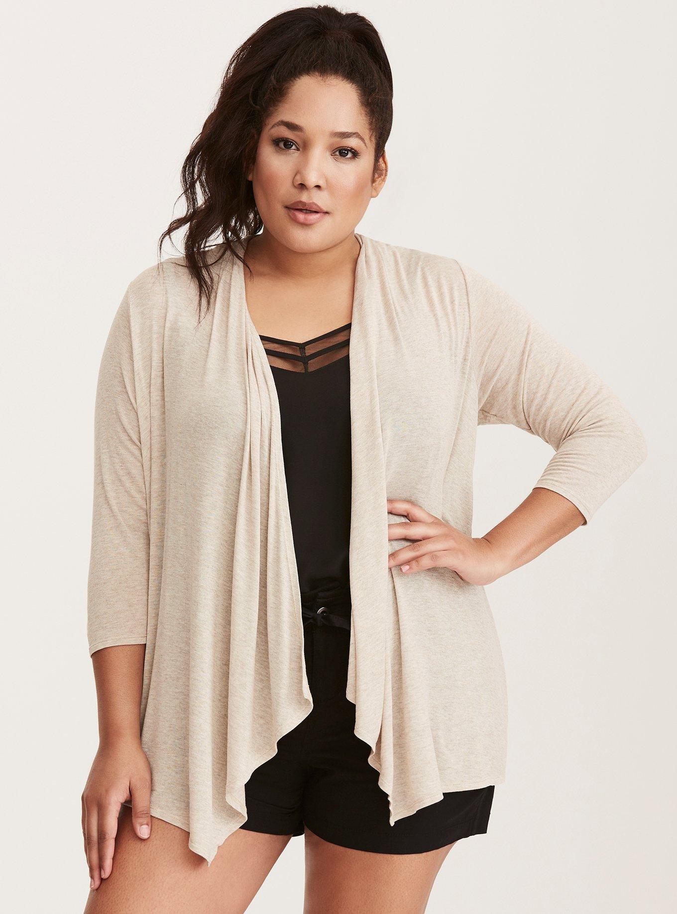 Plus Size Lightweight Drape Cardigan Torrid