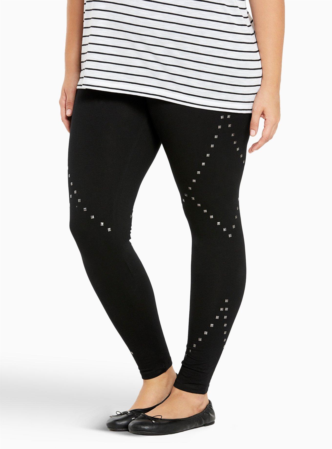 Studded leggings 2025 plus size