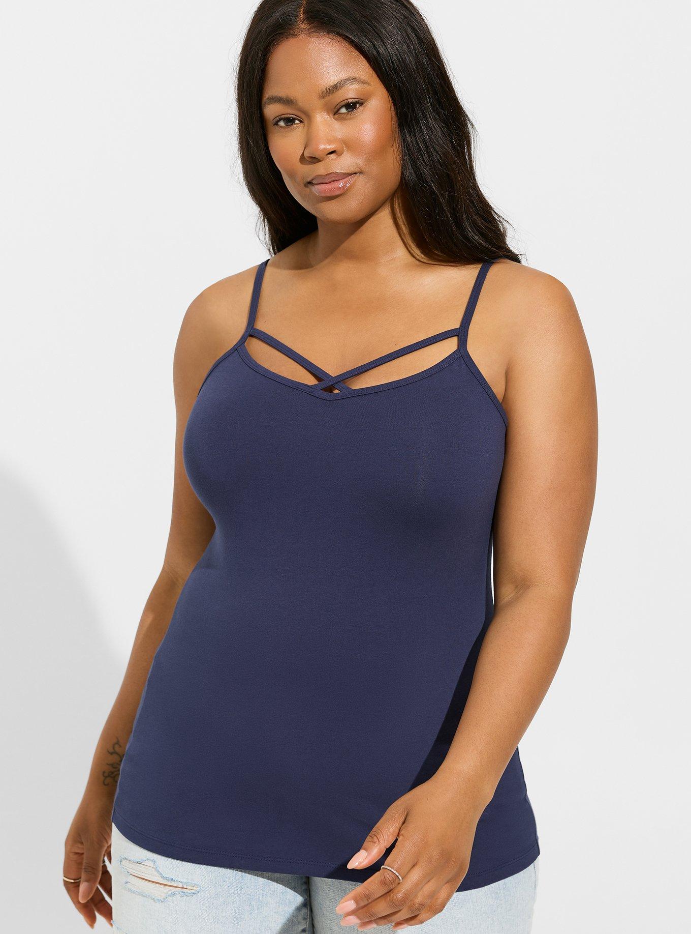 Foxy Strappy Cami  Scoop neck, Scoop neckline, Foxy