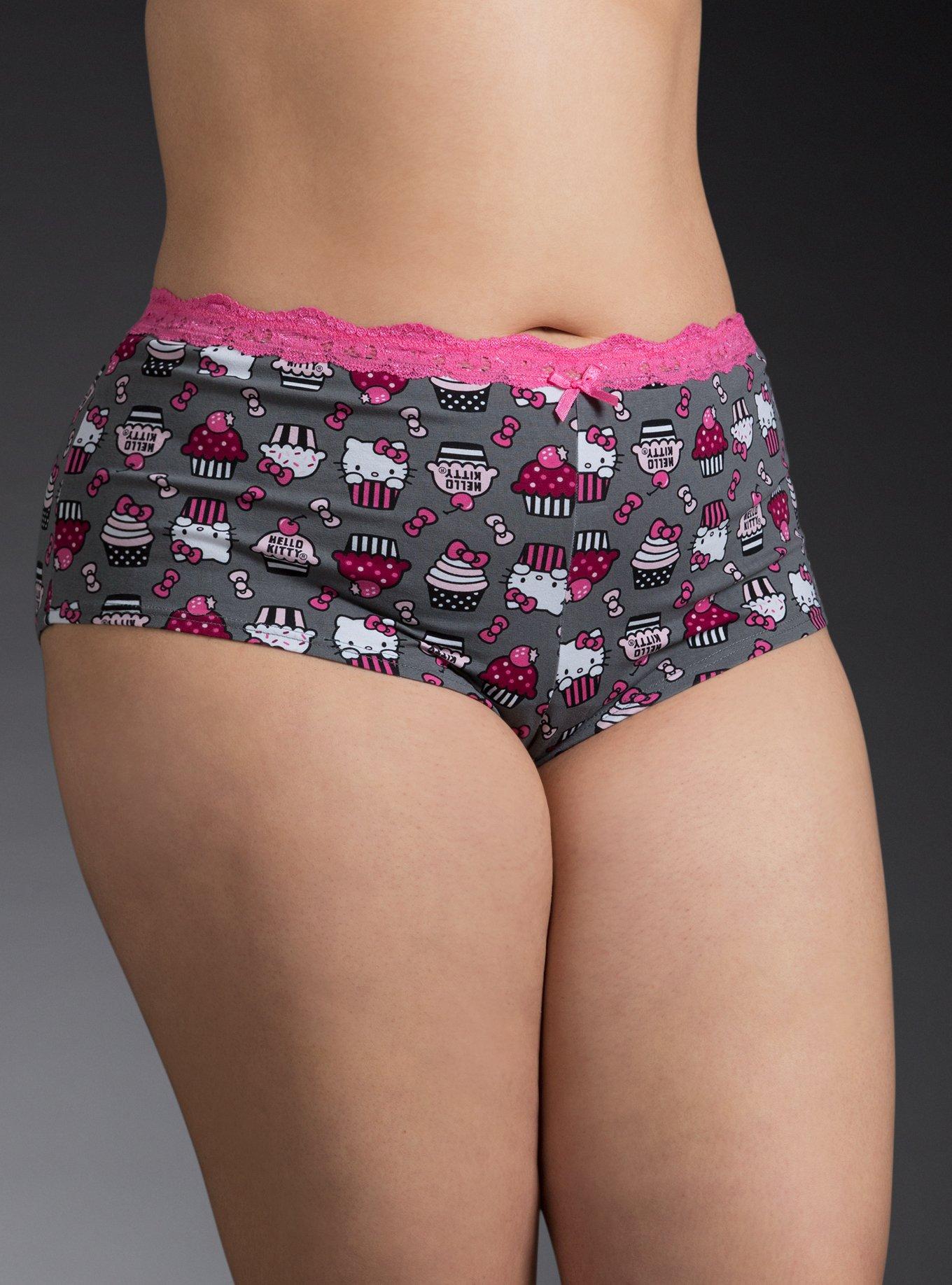 HELLO KITTY WOMENS Panties ~*~ THONG or CHEEKY Underwear Hipster Boyshorts  Panty $13.95 - PicClick