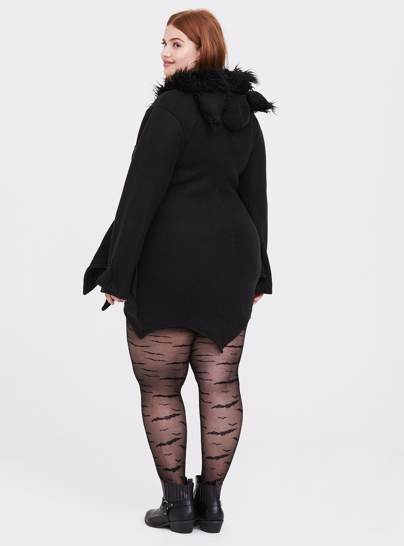 Leg Avenue Black Bat Cozy Dress Halloween Costume