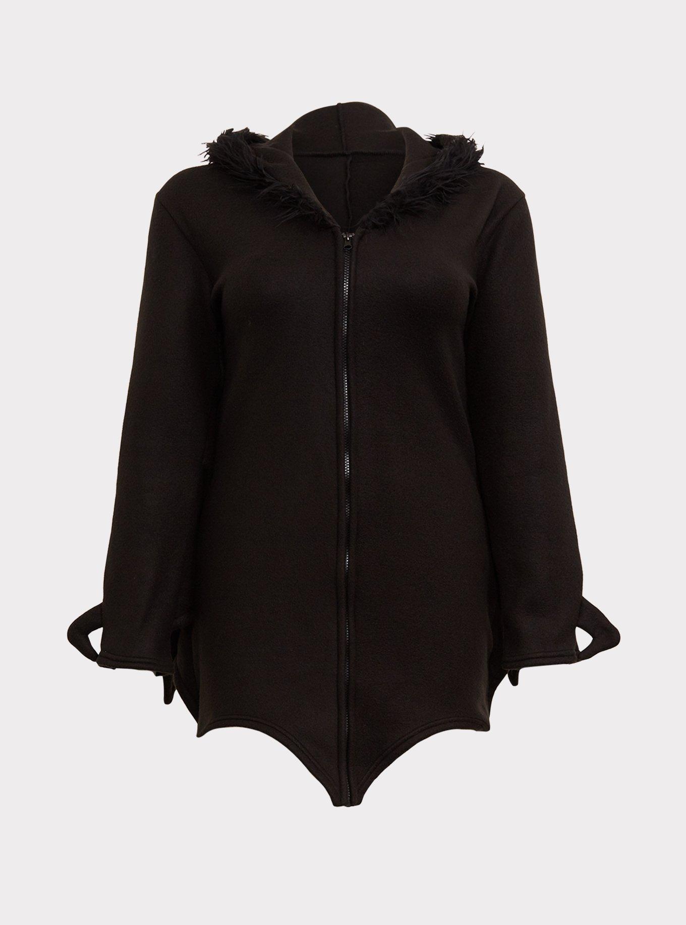Leg Avenue Black Bat Cozy Dress Halloween Costume, , hi-res